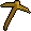 Gilded pickaxe